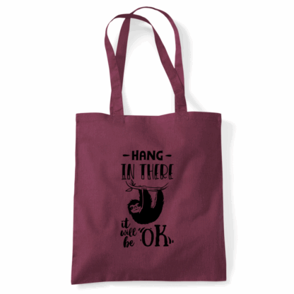Hang In There Sloth Tote Bag - Image 31