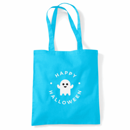 Happy Halloween Ghost Personalised Cotton Tote Bag - Image 22