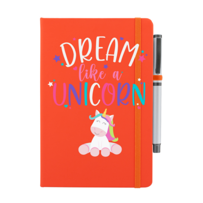 Dream Like a Unicorn Personalised Notebook with Pen - Image 12