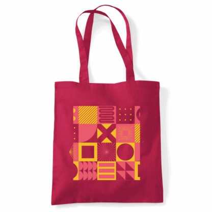 Square Patterns Tote Bag - Image 32