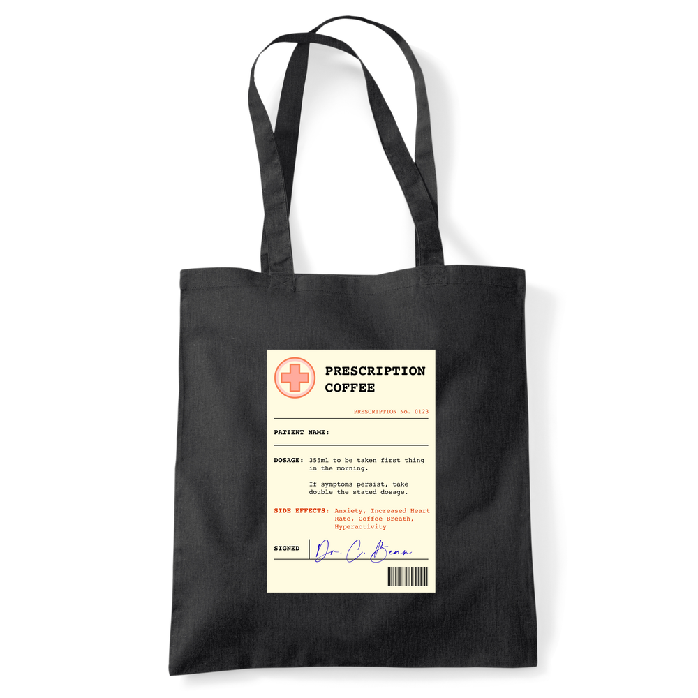 Coffee Prescription Personalised Tote Bag - Image 2