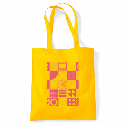 Square Patterns Tote Bag - Image 11