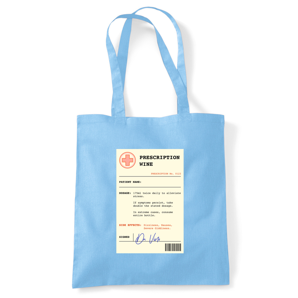 Wine Prescription Personalised Tote Bag - Image 11