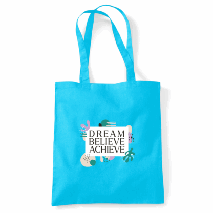 Dream Believe Achieve Tote Bag - Image 22