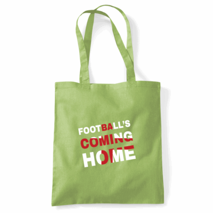 Football's Coming Home Coloured Cotton Tote Bag - Image 26