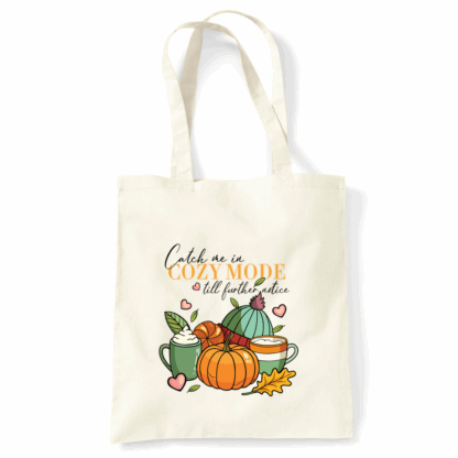 Cozy Mode Natural Cotton Tote Bag