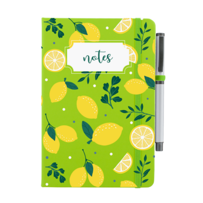 Lemons Notebook with Pen