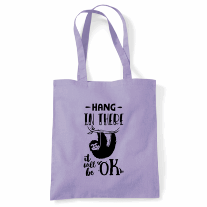 Hang In There Sloth Tote Bag - Image 23