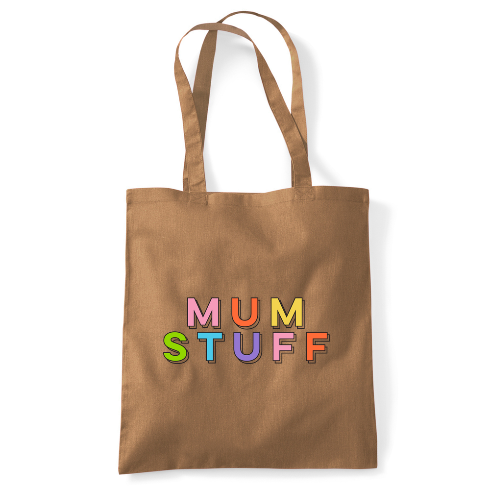 Mum Stuff Personalised Organic Cotton  Tote Bag - Image 47