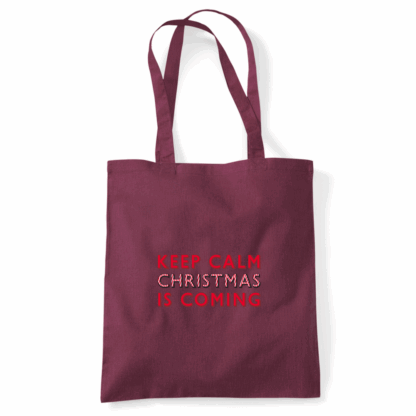 Keep Calm Christmas Is Coming Tote Bag - Image 31
