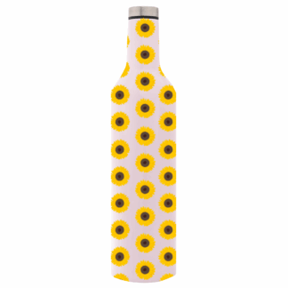 Sunflower Pattern Bottle Flask