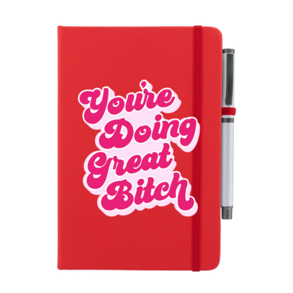 You're Doing Great Bitch Personalised Notebook with Pen - Image 4