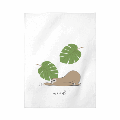 Sloth Mood Tea Towel