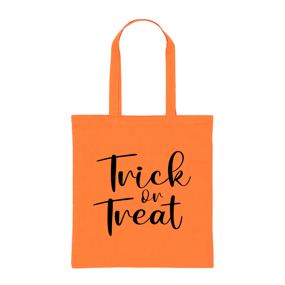 Trick or Treat Halloween Personalised Cotton Tote Bag - Image 2