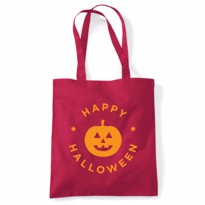 Happy Halloween Pumpkin Personalised Tote Bag - Image 32