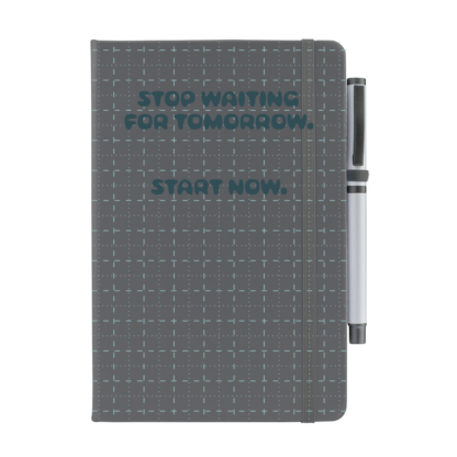 Stop Waiting for Tomorrow Personalised Notebook with Pen - Image 5