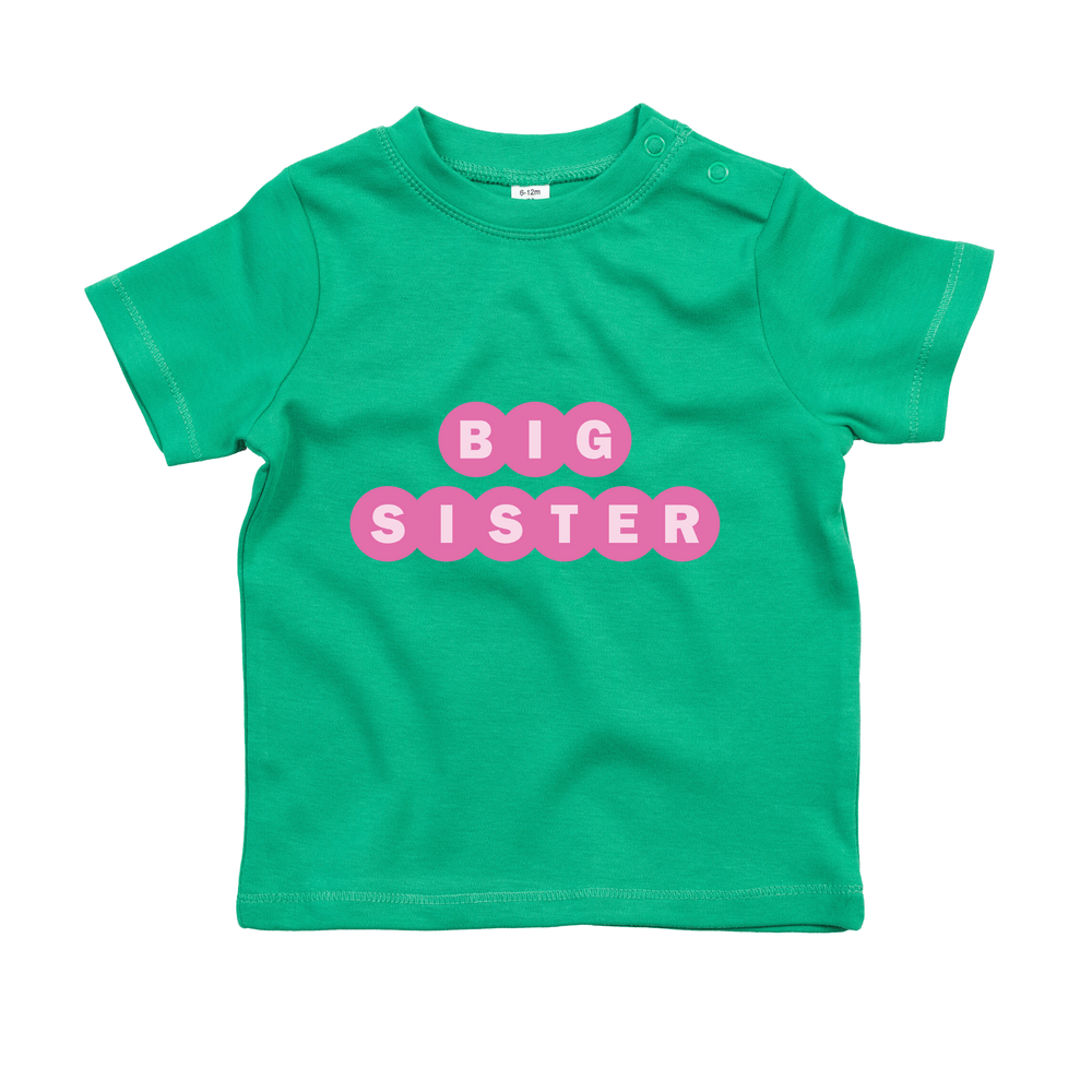 Big Sister Personalised Baby/Toddler T-Shirt - Image 11