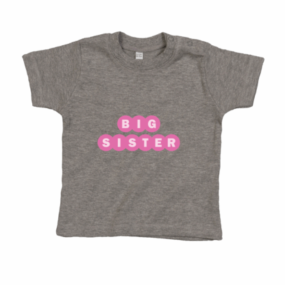 Big Sister Personalised Baby/Toddler T-Shirt - Image 5