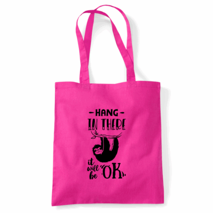 Hang In There Sloth Tote Bag - Image 26