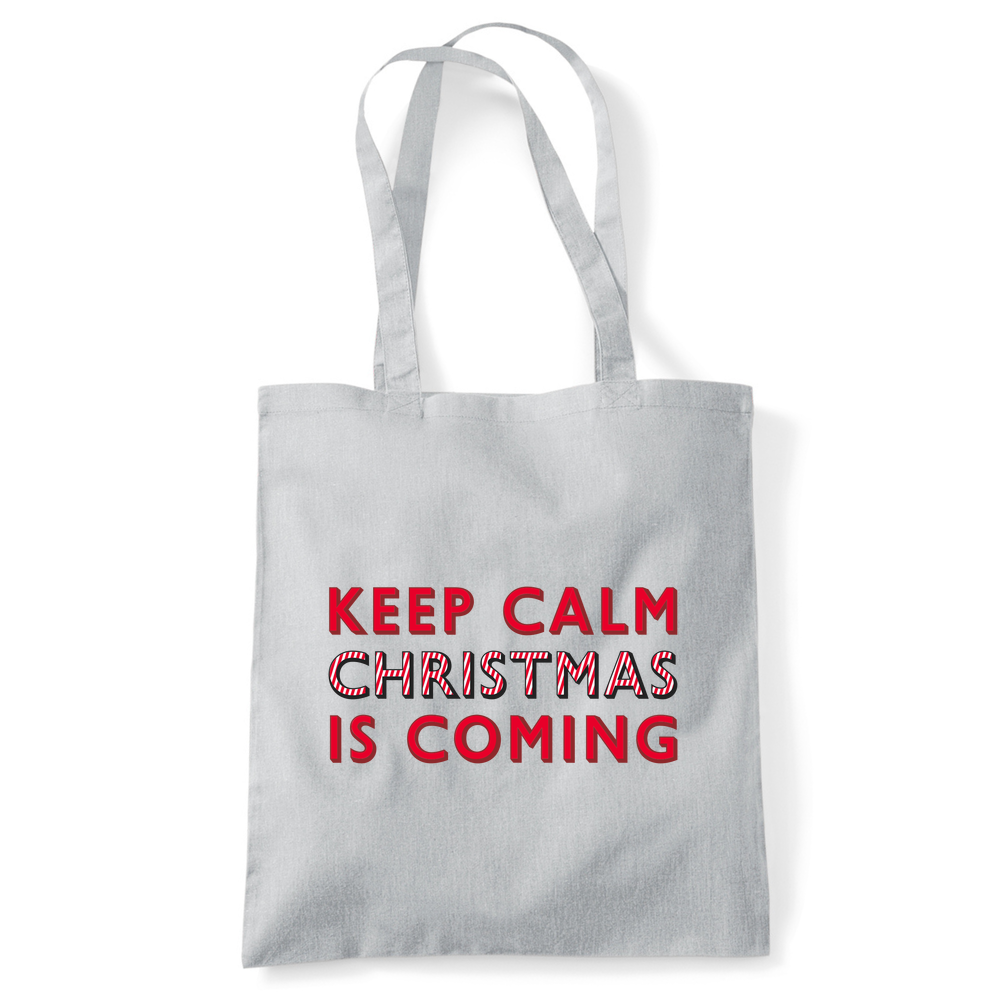 Keep Calm Christmas Is Coming Tote Bag - Image 7