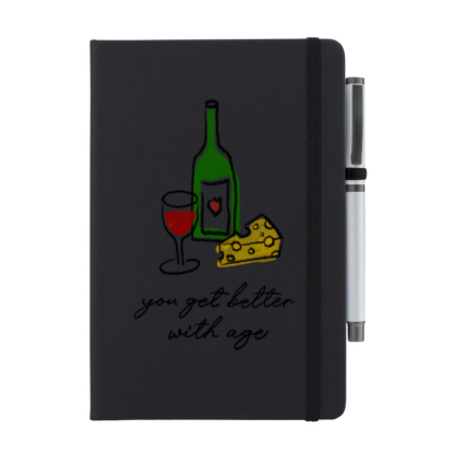 You Get Better With Age Personalised Notebook with Pen - Image 11
