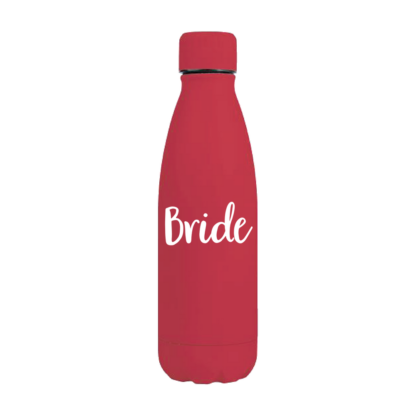 Bride Personalised Metal Bottle - Image 5