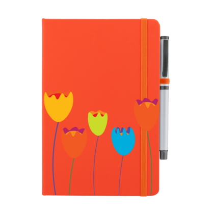Flowers Personalised Notebook with Pen - Image 12