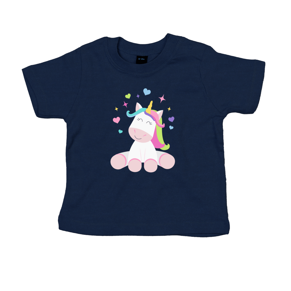 Cute Unicorn Personalised Baby/Toddler T-Shirt - Image 10