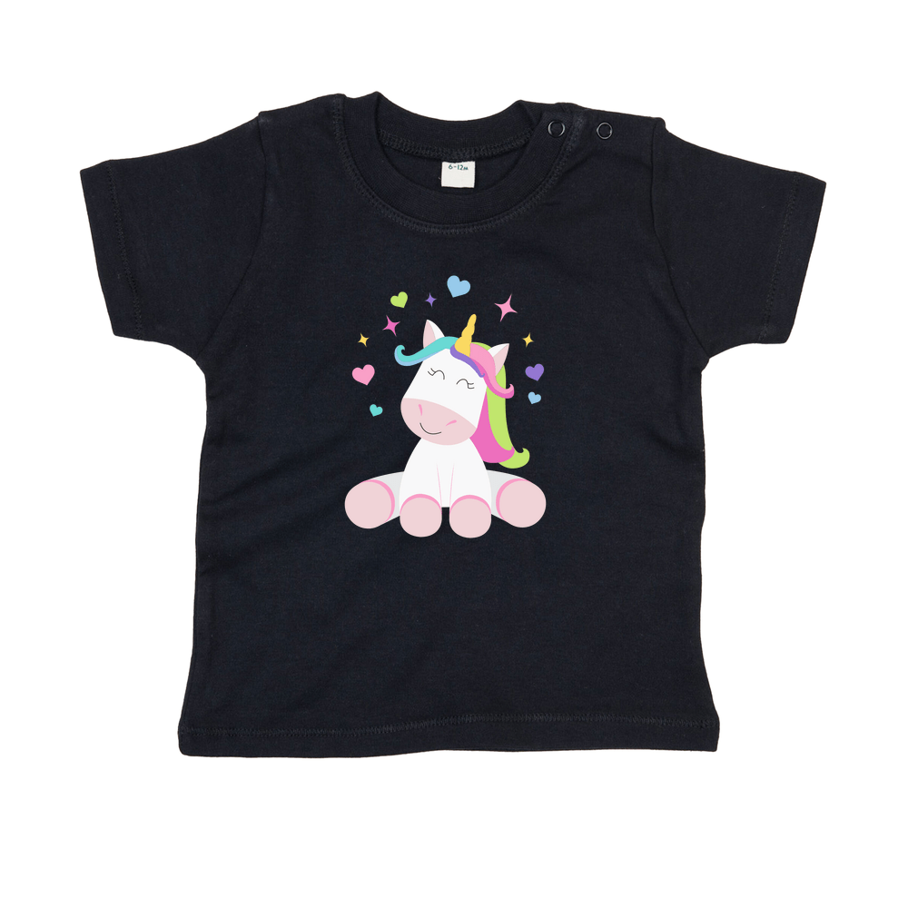 Cute Unicorn Personalised Baby/Toddler T-Shirt - Image 13