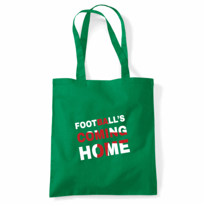Football's Coming Home Coloured Cotton Tote Bag - Image 28