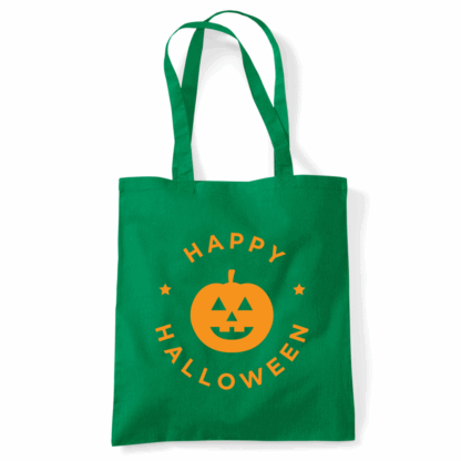 Happy Halloween Pumpkin Personalised Tote Bag - Image 40