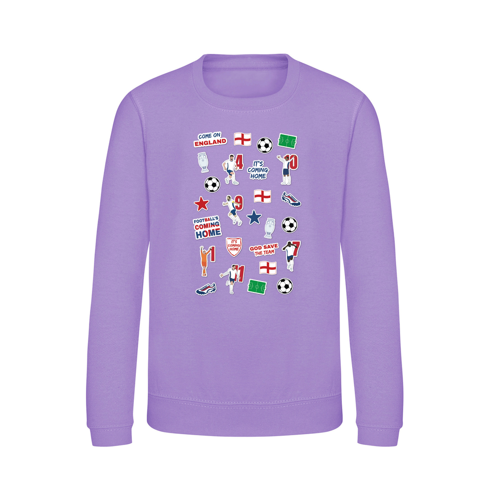 England Collage Kids Sweatshirt - Image 10
