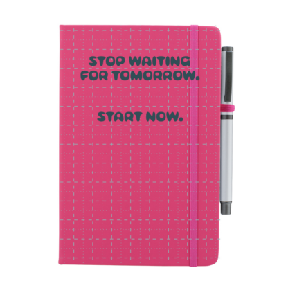 Stop Waiting for Tomorrow Personalised Notebook with Pen - Image 10