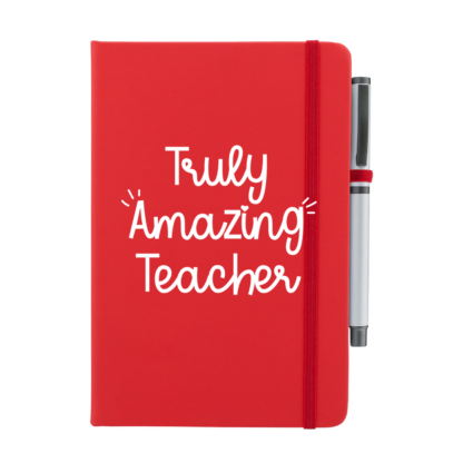 Truly Amazing Teacher Personalised Pen & Notebook Set - Image 5