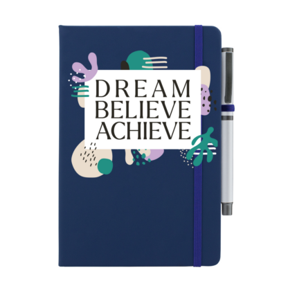 Dream Believe Achieve Personalised Notebook with Pen - Image 8