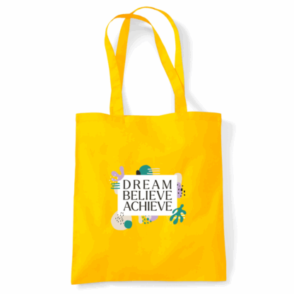 Dream Believe Achieve Tote Bag - Image 11