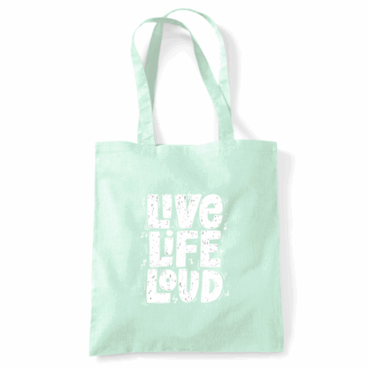 Live Life Loud Tote Bag - Image 45