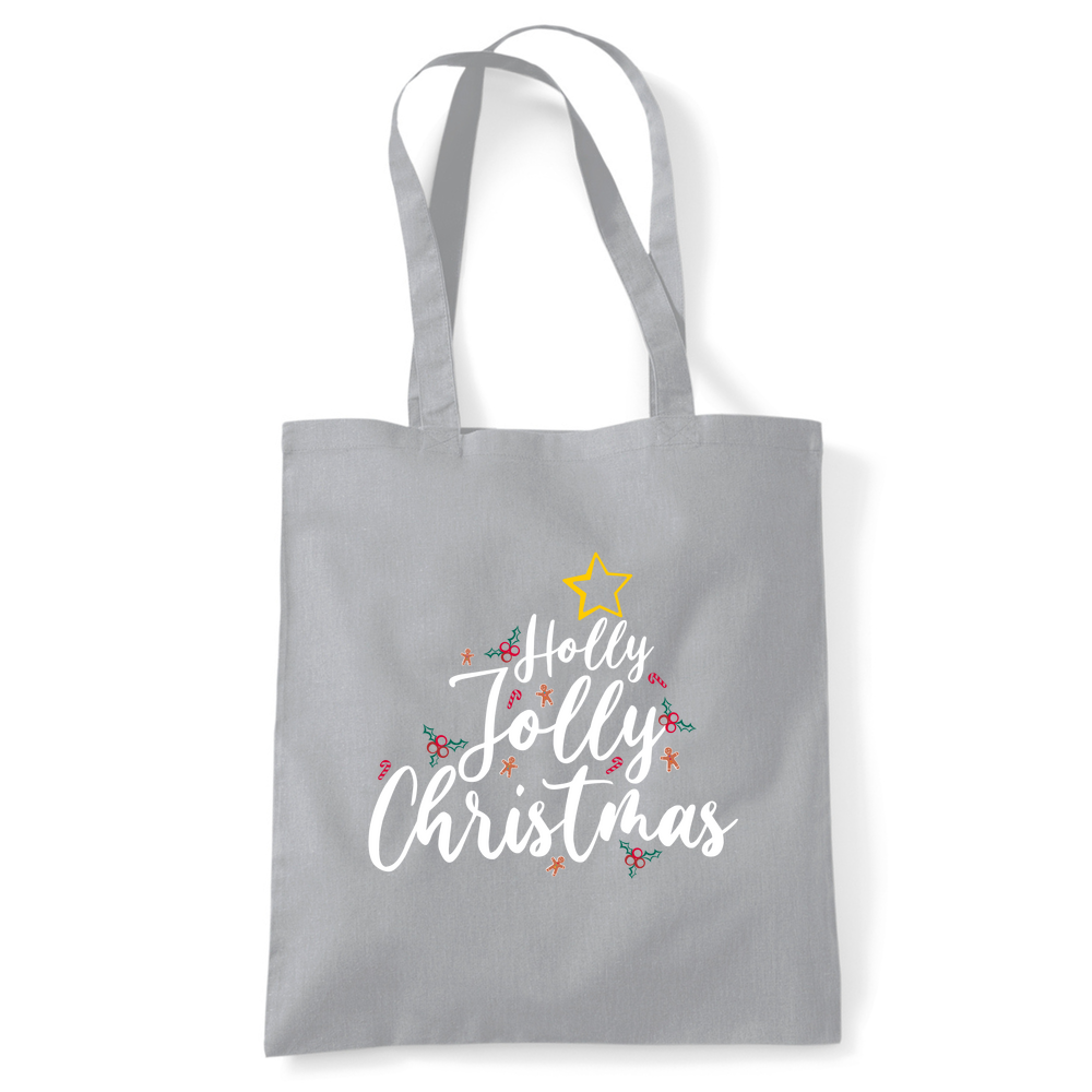 Holly Jolly Christmas Tote Bag - Image 9