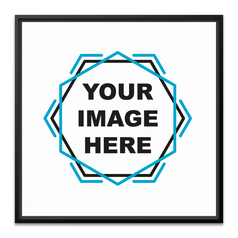 Custom Black Framed Canvas - Square - Image 4