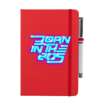 Born in The 80s Personalised Notebook with Pen - Image 6