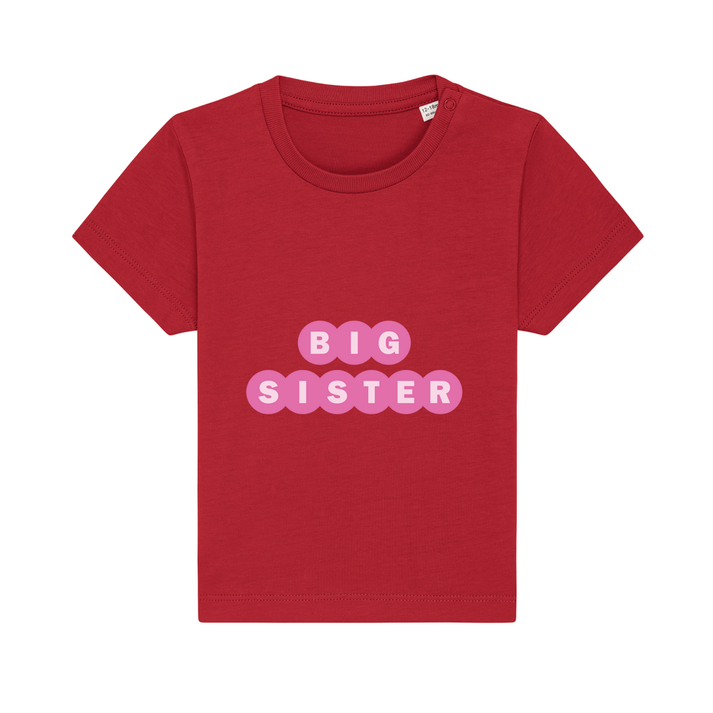 Big Sister Personalised Baby/Toddler T-Shirt - Image 4
