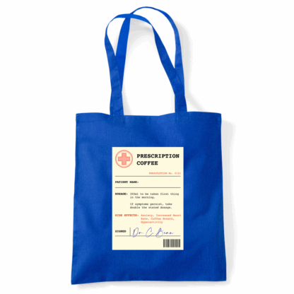 Coffee Prescription Personalised Tote Bag - Image 8
