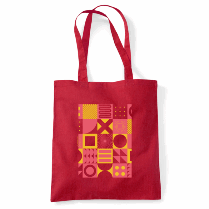 Square Patterns Tote Bag - Image 8