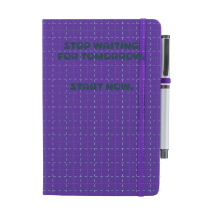 Stop Waiting for Tomorrow Personalised Notebook with Pen - Image 8