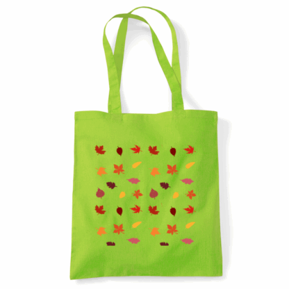 Autumn Leaves Cotton Tote Bag - Image 39