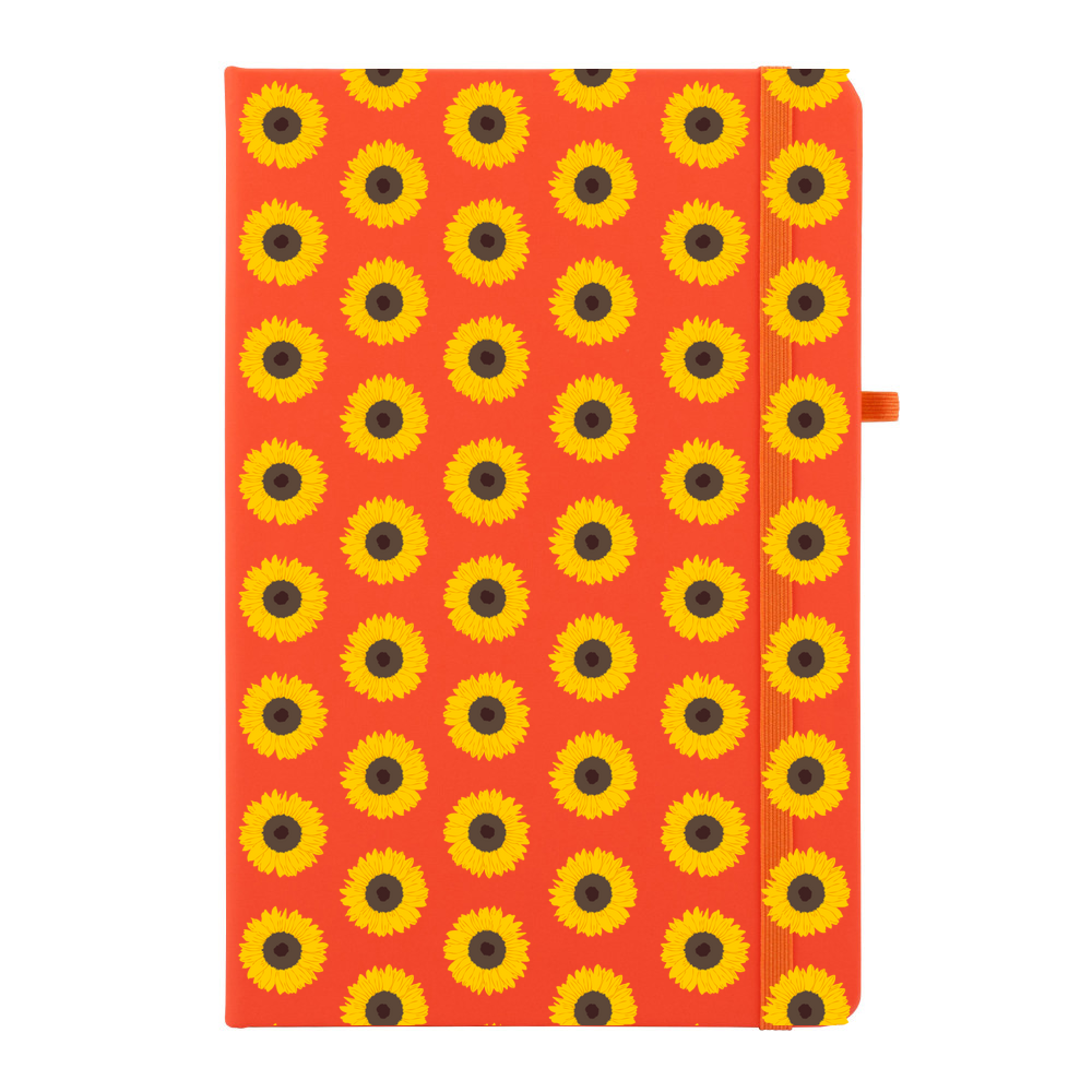 Sunflower Pattern Personalised Notebook - Image 5