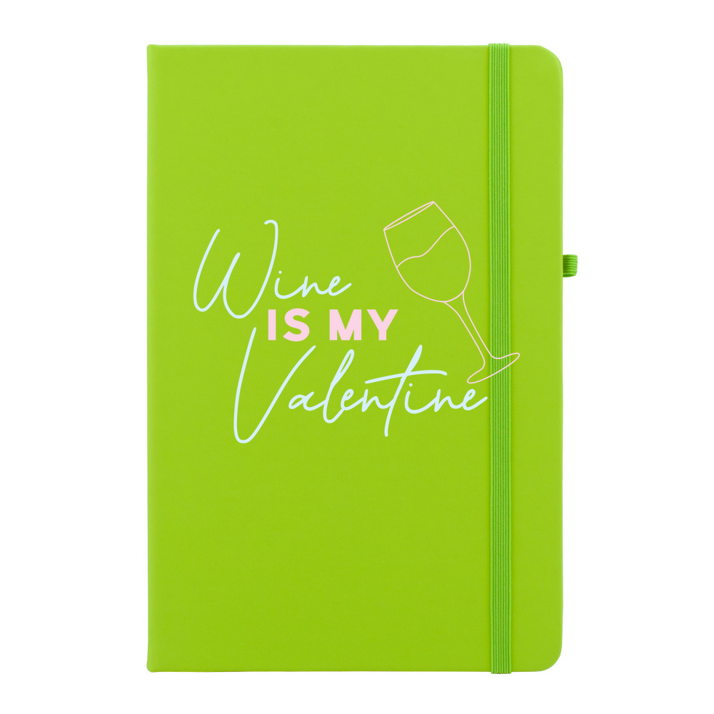 Wine Is My Valentine Personalised Soft Feel Notebook - Image 14