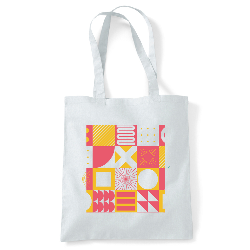 Square Patterns Tote Bag - Image 46