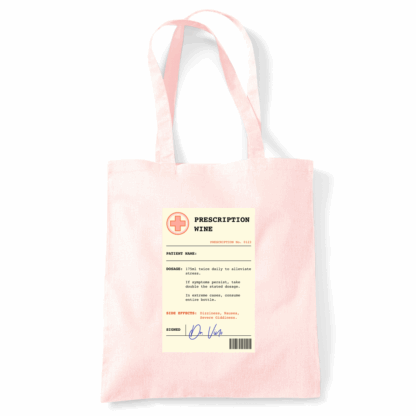 Wine Prescription Personalised Tote Bag - Image 26