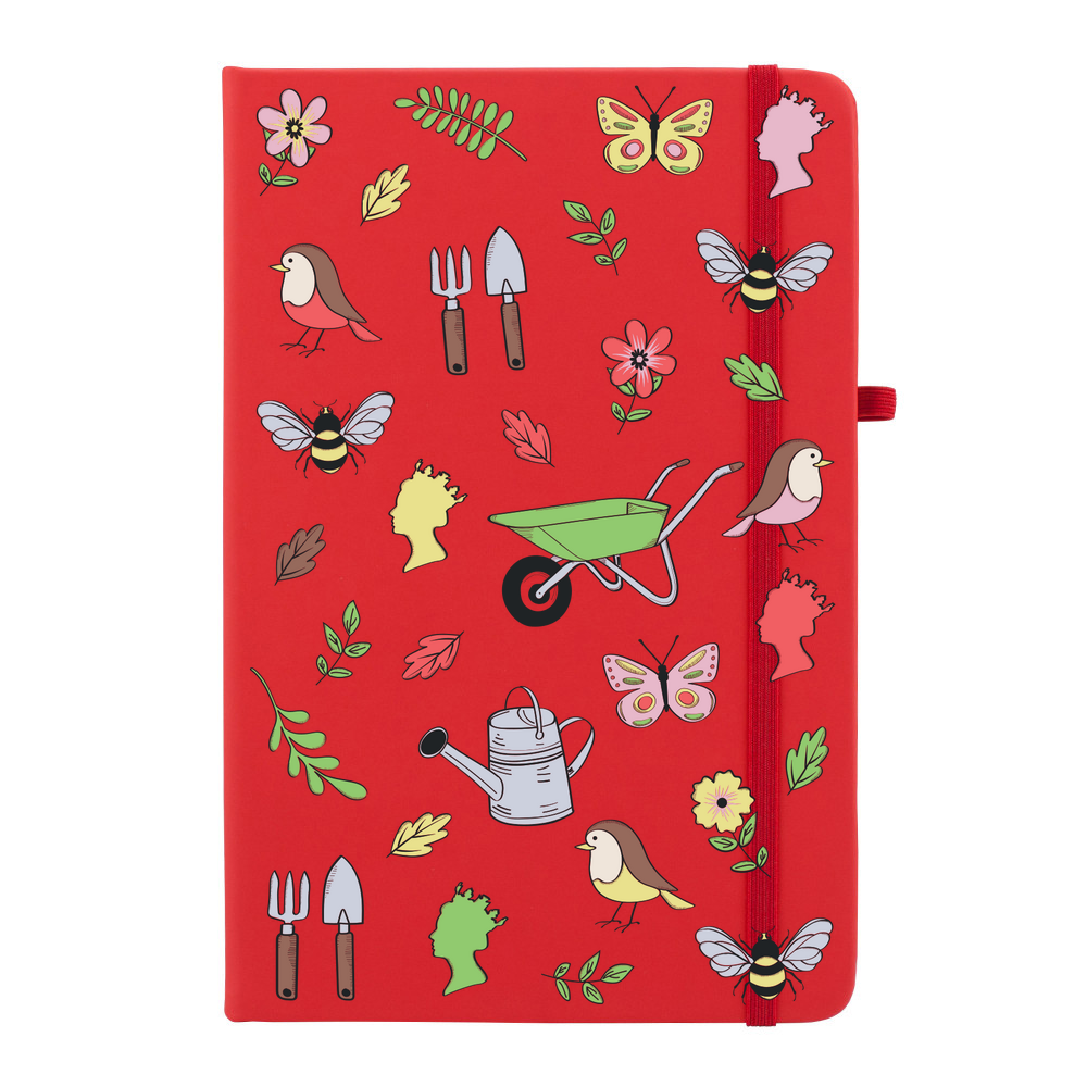 Gardening Pattern Personalised Notebook - Image 4